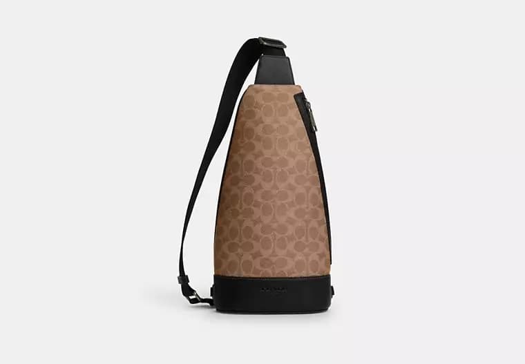 COACH Dominic Sling Pack In Signature Canvas