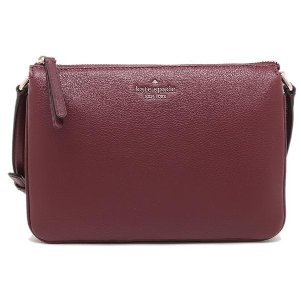 KATE SPADE Jackson Triple Gusset Cherrywood Leather Crossbody