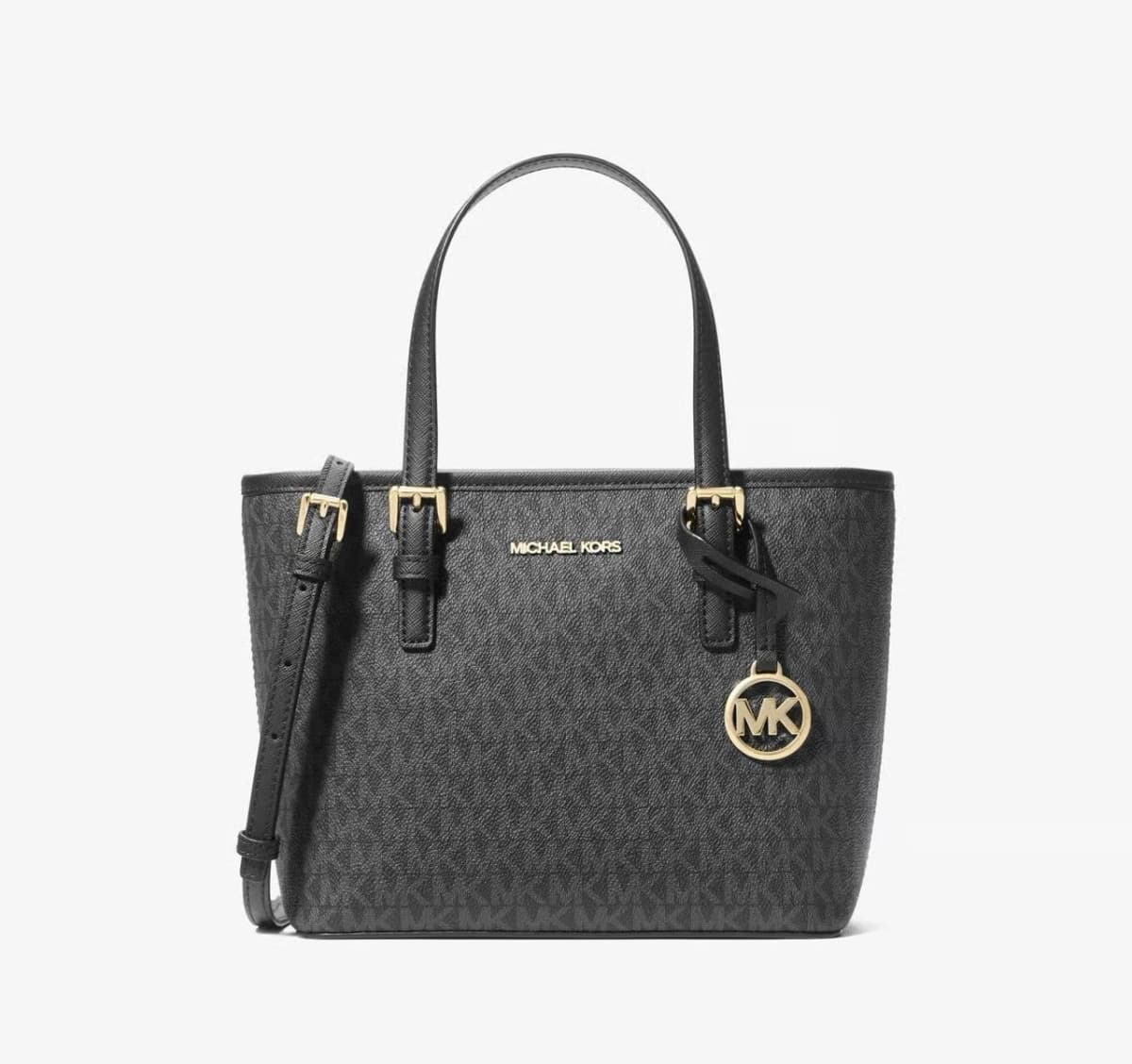 Michael Kors Jet Set Travel Extra-Small Logo Top-Zip Tote Bag
