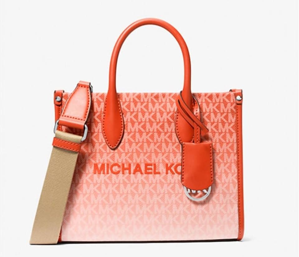 Mirella Small Ombré Signature Logo Crossbody Bag